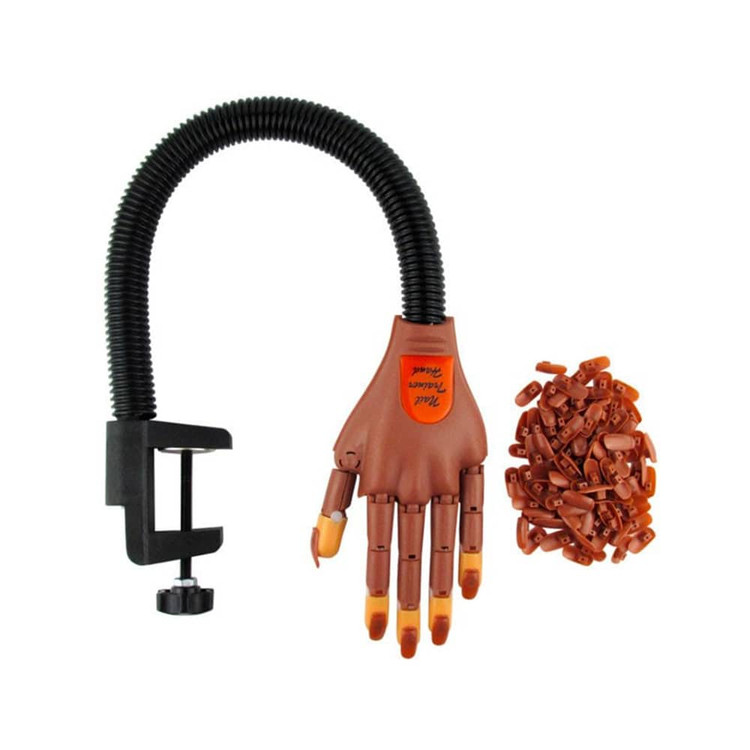 دست مصنوعی تمرین کاشت ناخن