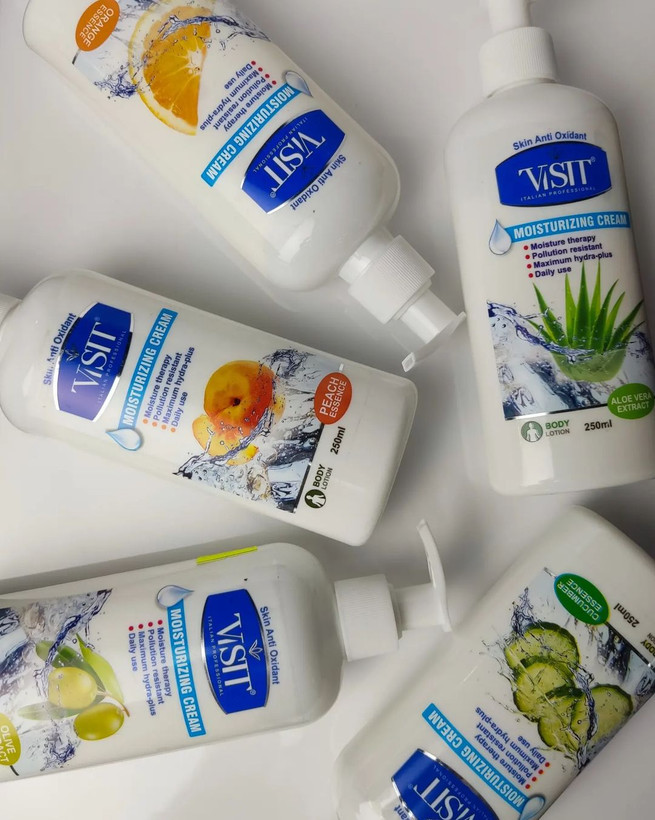 کرم آبرسان رایحه ای پوست VISIT