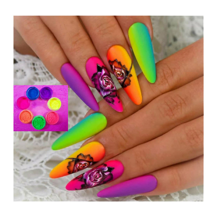 دیزاین رنگی ناخن