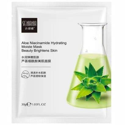 ماسک ورقه ای صورت آبرسان آلوئه ورا سنانا SENANA