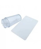 مهر و کاردک ناخن ذره بینی بی رنگ