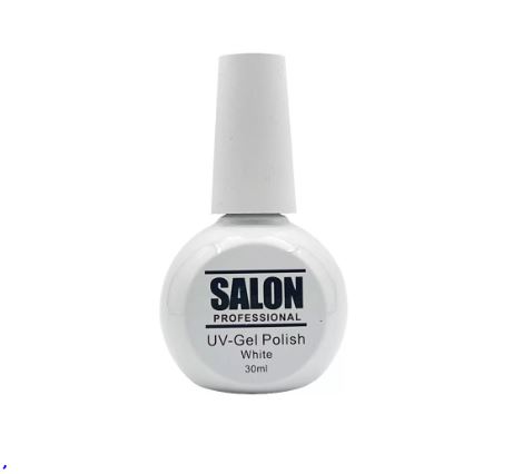 لاک ژل سفید 30 میل سالن SALON