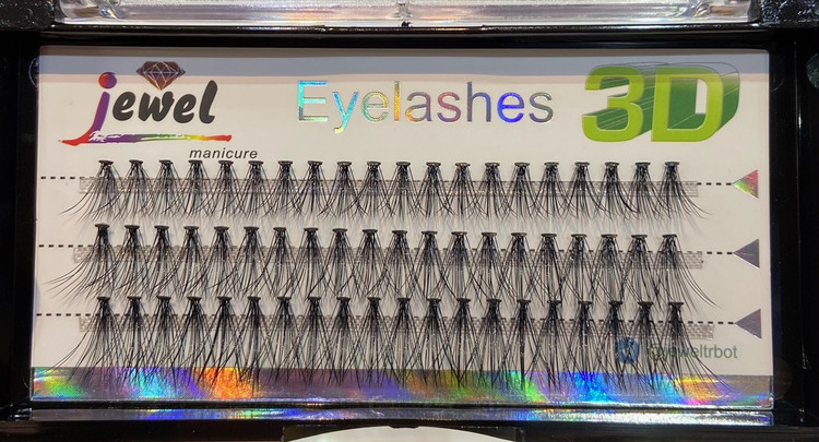 مژه مصنوعی تکی سه بعدی جیول سری GE-1520 مدل MIX