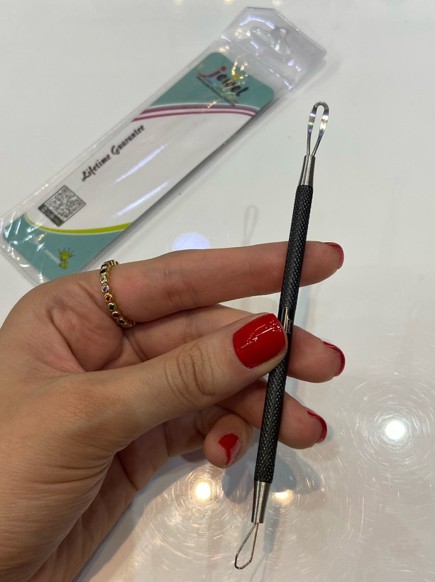 قلم پیلینگ جوش سر سیاه دو طرفه جیول مدل GCR-800