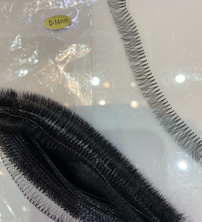 مژه مصنوعی ریلی 12 میلی متری کد ۱۵۰۸ بسته 3 عددی