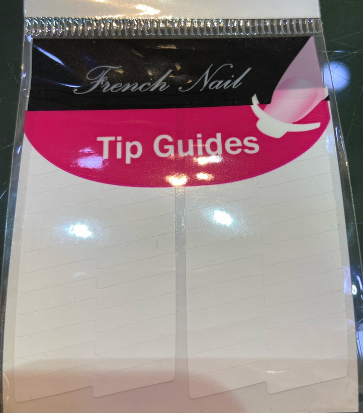 برچسب فرنچ ناخن بسته یک ورقی Tip Guides