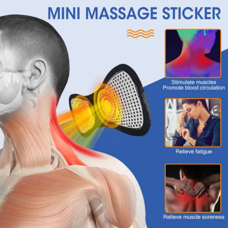 ماساژور برقی شارژ شونده مدل پروانه ای EMS Mini MASSAGER درجه یک