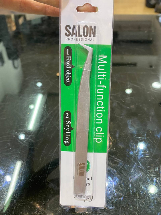 پنس / انبر اکستنشن مژه سالن مدل سر کج 90 درجه سالن Salon