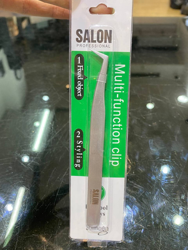 پنس / انبر اکستنشن مژه سالن مدل سر کج 90 درجه سالن Salon