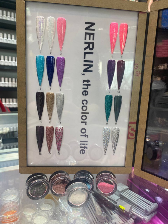 پودر داستر طراحی کاشت ناخن نرلین Nerlin