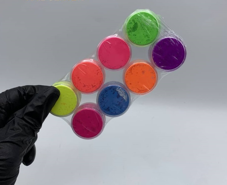 پیگمنت (پودر کاشت رنگی) بسته 8 عددی