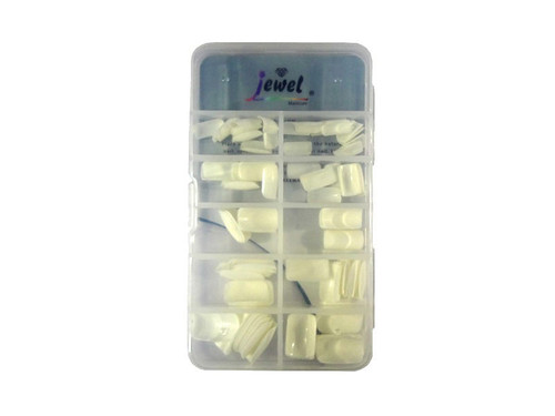 ناخن مصنوعی 100 عددی تخت کوتاه جول jewel مدل GG-100T-2