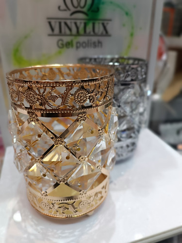 جا قلمی استند براش کریستالی بلند کد 613