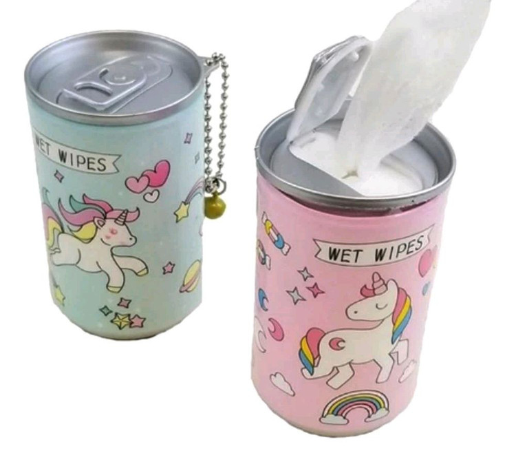 دستمال مرطوب قوطی فانتزی 30 عددی