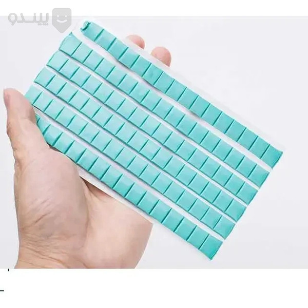 چسب آدامسی ناخن 17 عددی مخصوص چسباندن پالت، پایه و ناخن