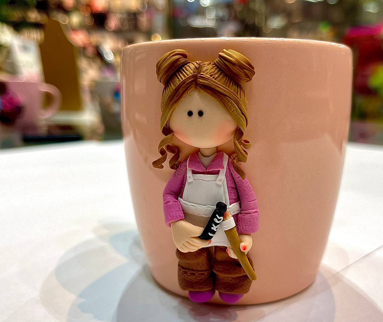 ماگ دست ساز مجسمه سازی