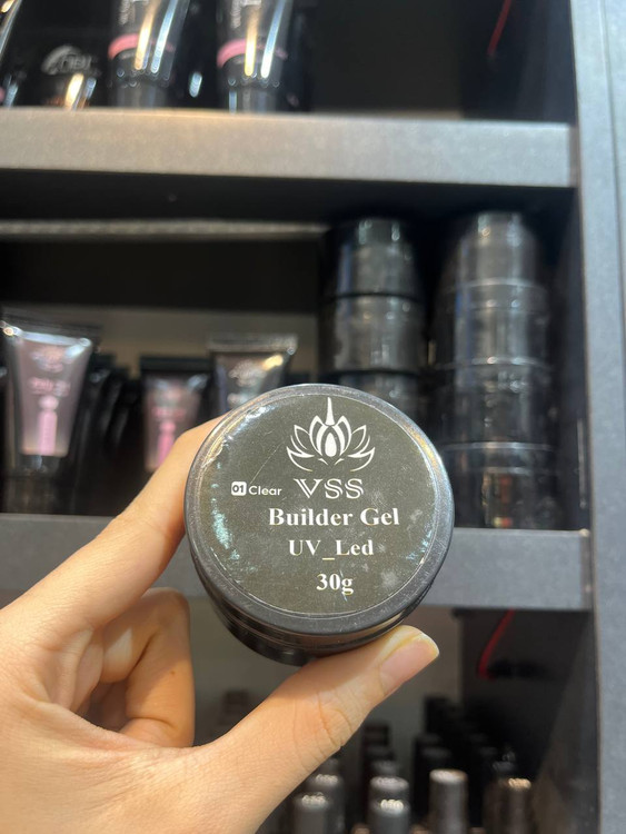 بیلدر ژل کاشت ناخن 30 گرمی وی اس اس VSS کد1 بی رنگ یا کلییر
