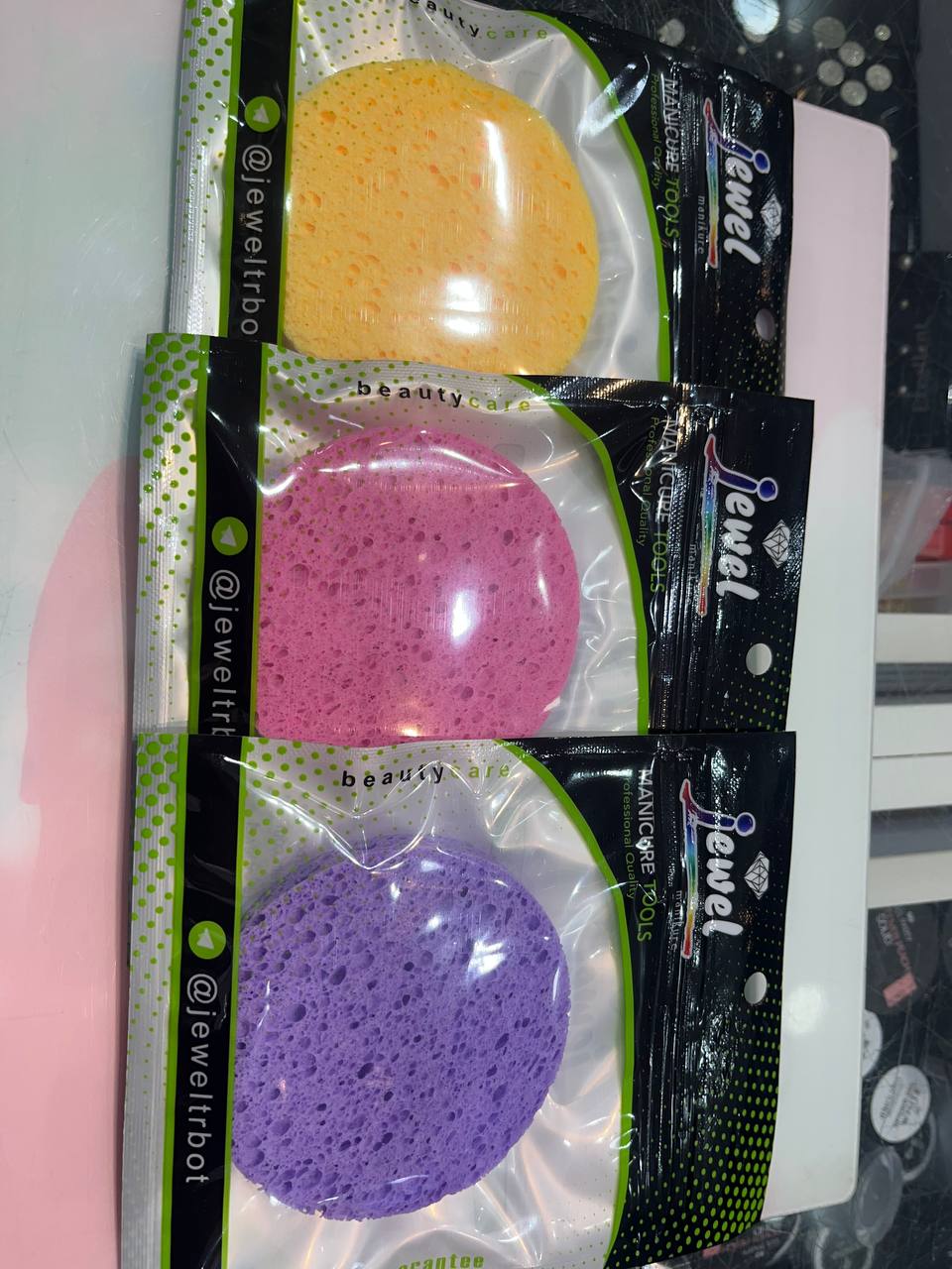 پد اسکراب پنیری اسفنج پاک کننده جول jewel مدل GPD-1210