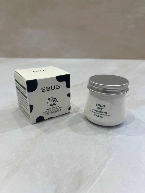 کرم ژل لایه بردار روشن کننده 80 گرمی شیر گاو ایباگ EBUG