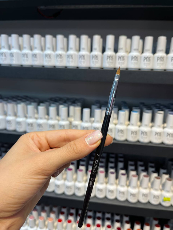 قلم اشکی گل سازی طراحی 3D ناخن شماره 2 کولین اسکای Kolinsky