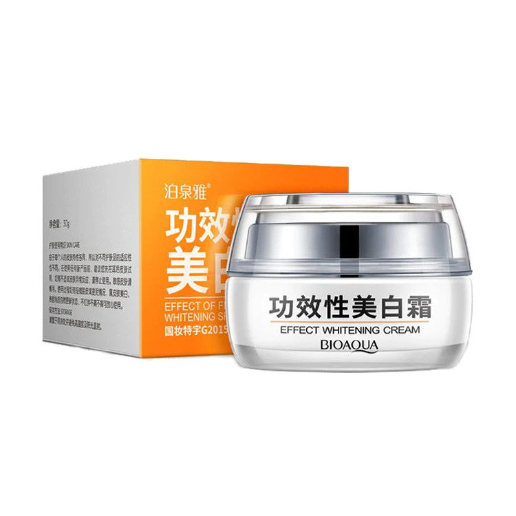 کرم کاسه ای ضد لک و سفید کننده 30 گرمی جعبه نارنجی بیوآکوا BIOAQUA