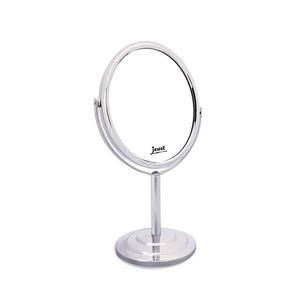 آینه آرایشی رومیزی متوسط بیضی 5 اینچی عدسی 5 برابری مدل GM-1415 جول Jewel