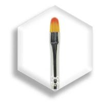 قلم کاشت ژل ناخن زبان گربه ای سایز 6 گراف Graph