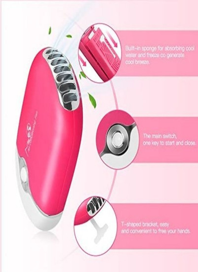 فن شارژی (خشک کن) سشوار مژه Mini Air conditioning Fan