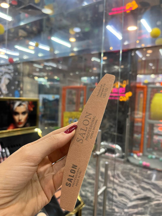 سوهان دستی زرد ناخن VIP زبری 150/150 سالن Salon کره ای