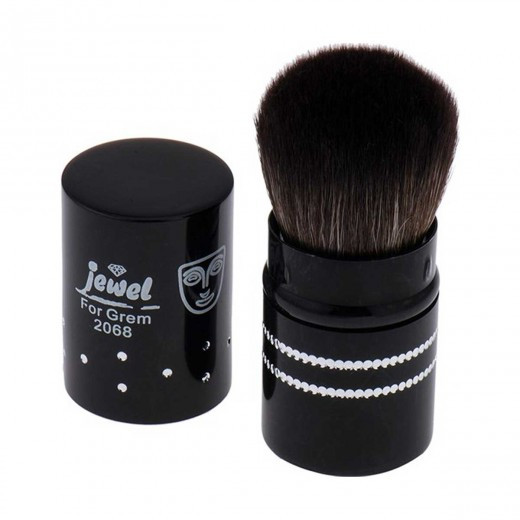 برس گونه کشویی تپل کوتاه ساده مدل GBS-2068 جول Jewel