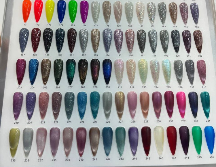 لاک ژل ناخن ژلیش 10 میل آیس، دیسکو و چشم گربه ای واینیلوکس vinylux