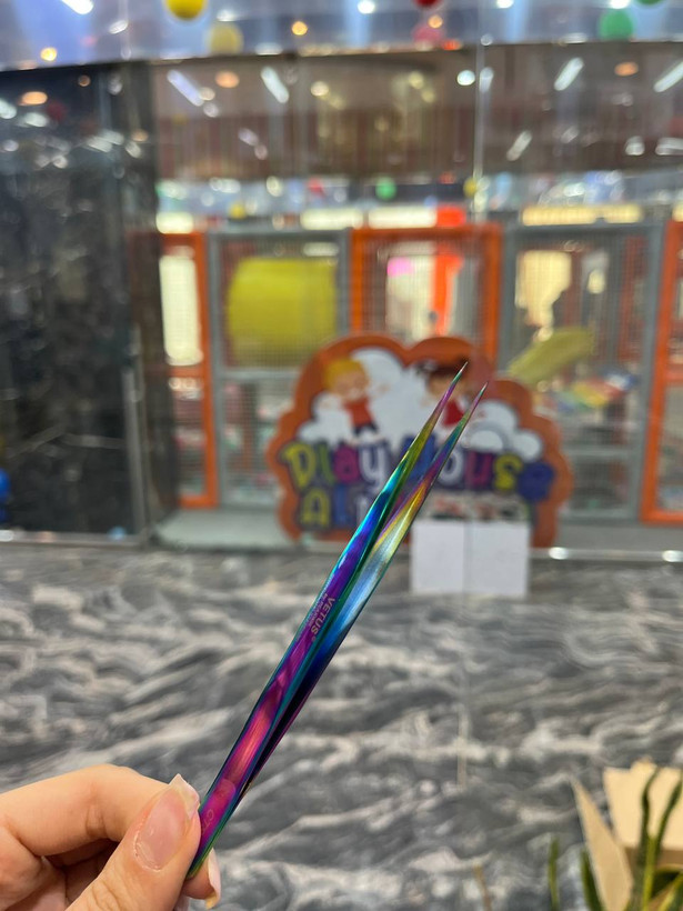 پنس / انبر سر صاف کاشت مژه مدل وتوس VETUS سالن Salon