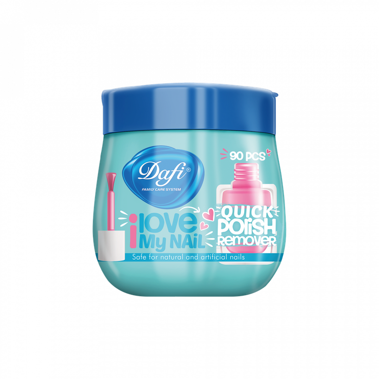 پد لاک پاک کن قوطی آبی 90 عددی دافی Dafi