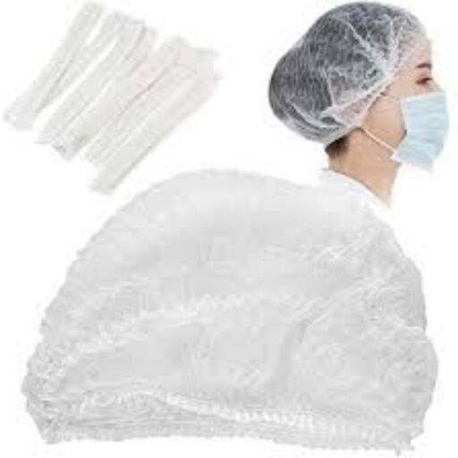 کلاه بهداشتی آکاردئونی پارچه ای مدل B9T1 بسته 10 عددی