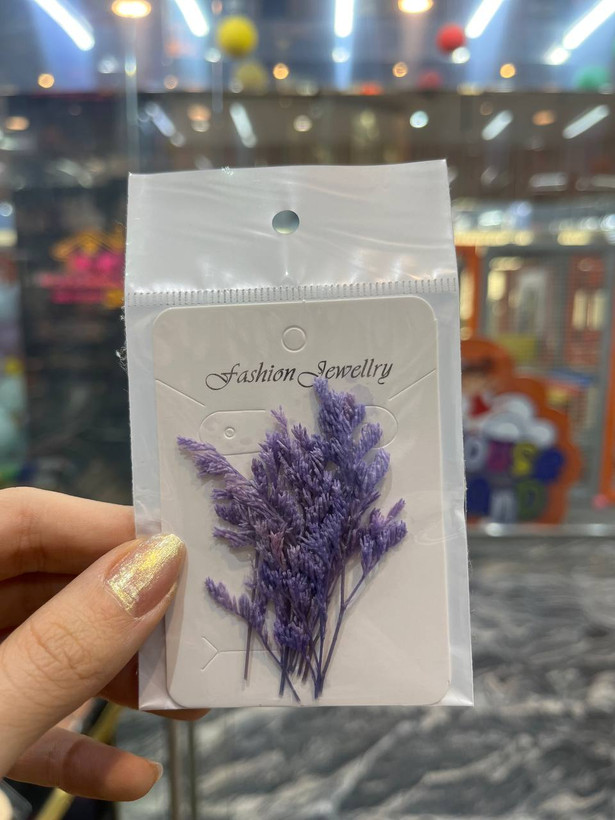 دیزاین گل خشک خوشه ای طراحی ناخن کیسه ای بزرگ Fashion Gewellry