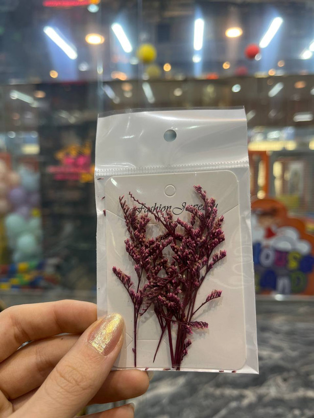 دیزاین گل خشک خوشه ای طراحی ناخن کیسه ای بزرگ Fashion Gewellry