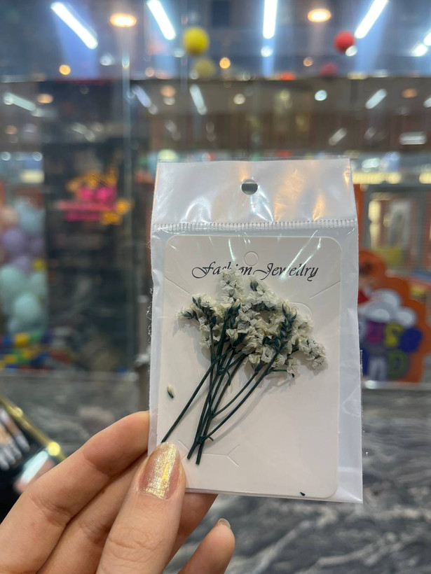 دیزاین گل خشک خوشه ای طراحی ناخن کیسه ای بزرگ Fashion Gewellry