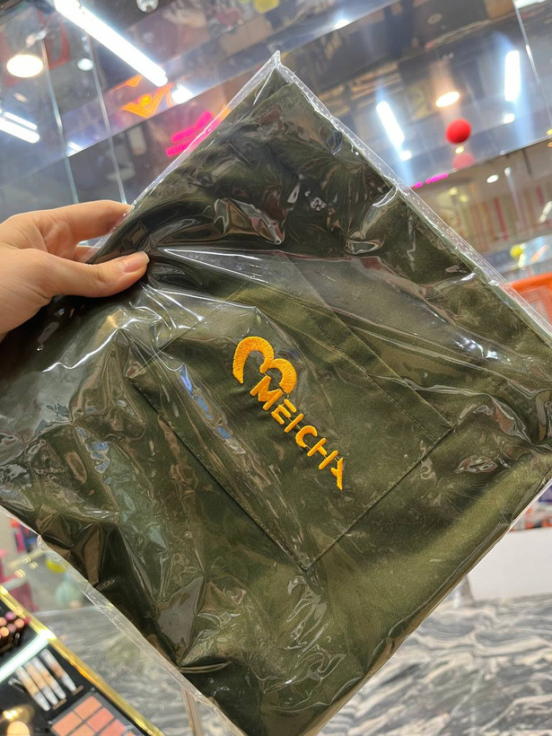 پیش بند جیب دار حرفه ای پیشبند ناخن کار مچا Meicha