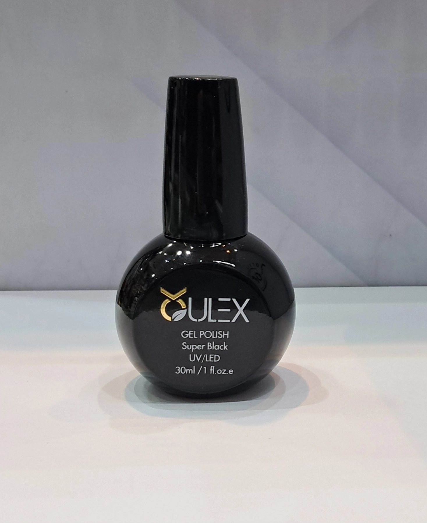 لاک ژل سفید یا مشکی ناخن ژلیش 30 میل اولکس OULEX