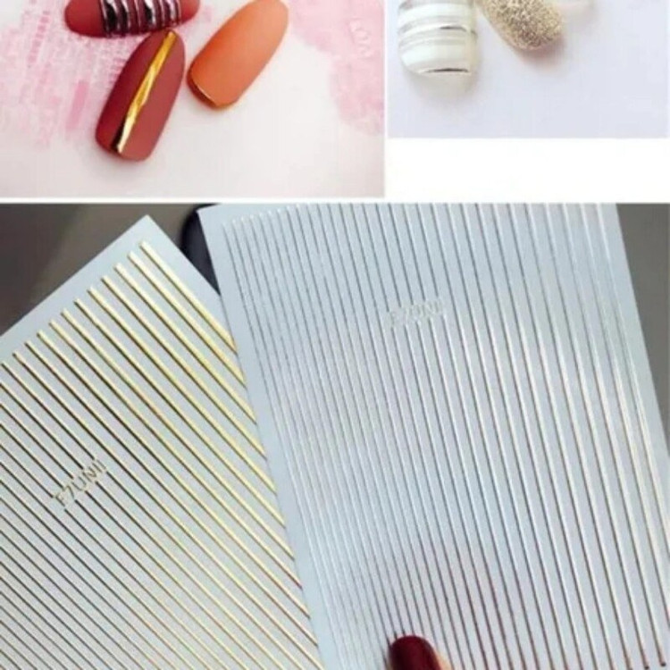 نوار دیزاین ناخن منعطف رنگبندی مختلف دونه ای Dxeliy