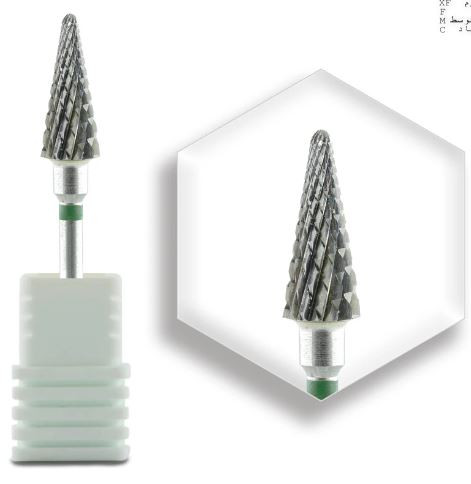 سرسوهان مانیکور الماسه ناخن مدل کاجی نوار سبز