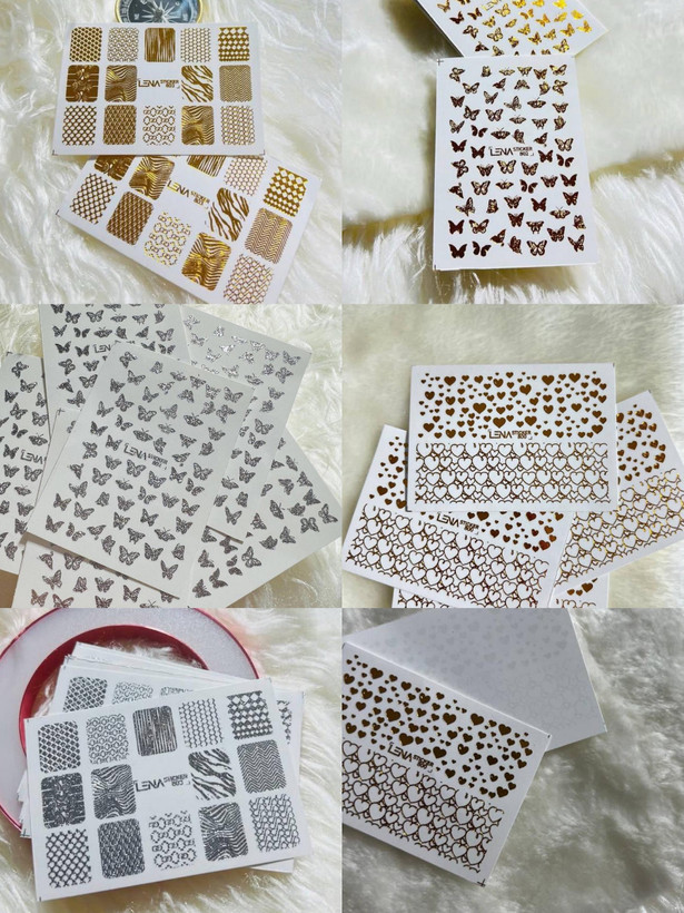 لنز طراحی ناخن متالیک دونه ای یک بعدی