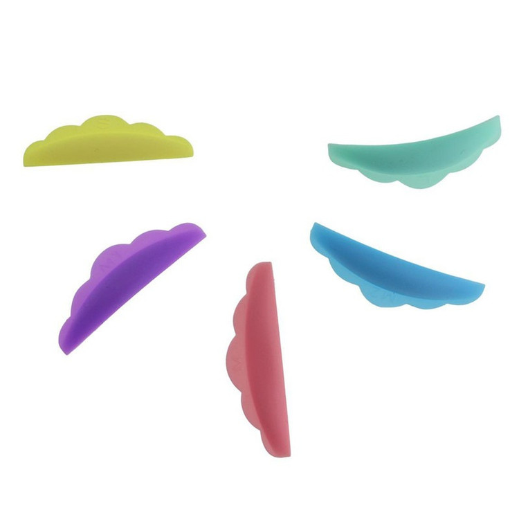 بیگودی سیلیکونی رنگی لیفت مژه 5 جفتی جول Jewel
