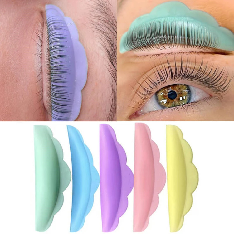 بیگودی سیلیکونی رنگی لیفت مژه 5 جفتی جول Jewel