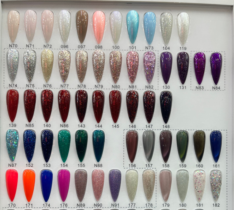 لاک ژل ناخن 10 میل ژلیش کدهای عادی واینیلوکس vinylux