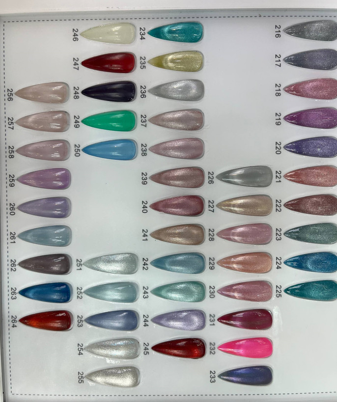 لاک ژل ناخن ژلیش 10 میل آیس، دیسکو و چشم گربه ای واینیلوکس vinylux