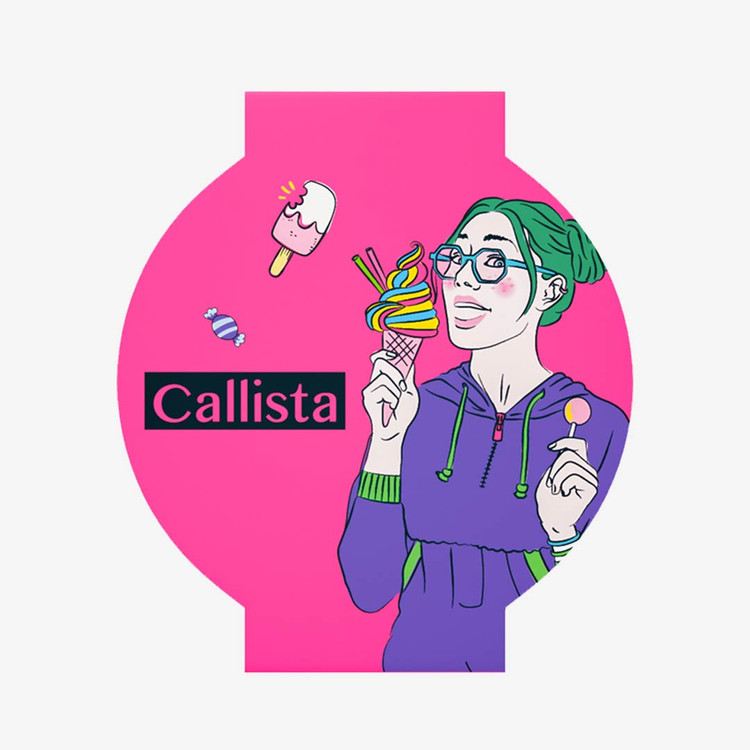 رژگونه تک رنگ کالر اند آرت کالیستا Callista Color and Art Blush