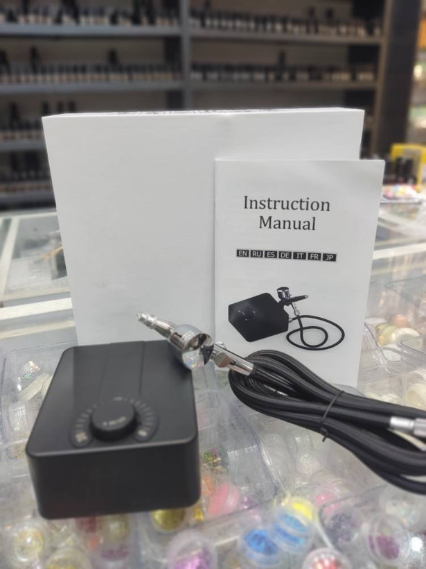 مینی ایربراش برقی سه سرعته مشکی مدل K500 حرفه ای