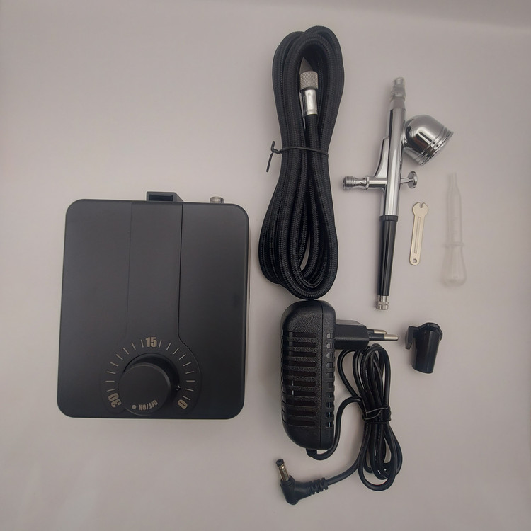 مینی ایربراش برقی سه سرعته مشکی مدل K500 حرفه ای