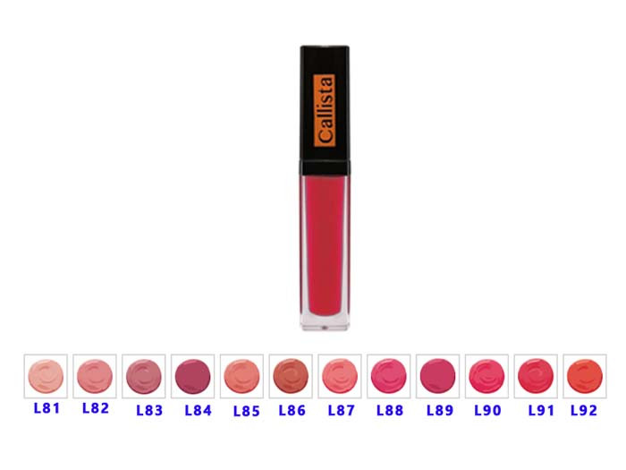 رژ لب مایع با دوام مات کالیستا Callista Stain Matt Lip Gloss کد 83